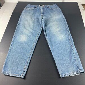 Y2K Levi's Jeans Mens 34x28* 560 Loose Tapered Blue Faded Cotton Denim Tag 34x30